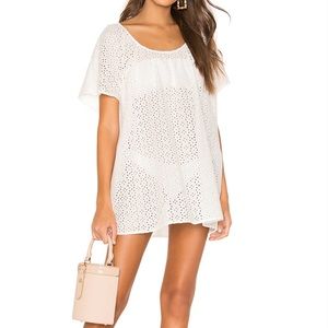 Tularosa ‘Dream Dress’ white eyelet coverup